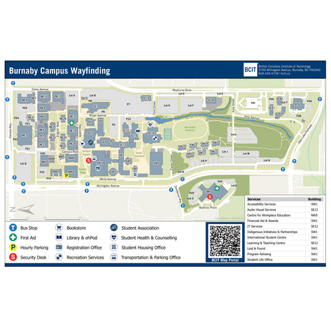 BCIT Burnaby Campus Map