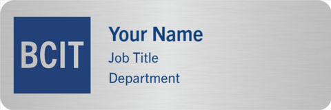 BCIT Staff Name Tag