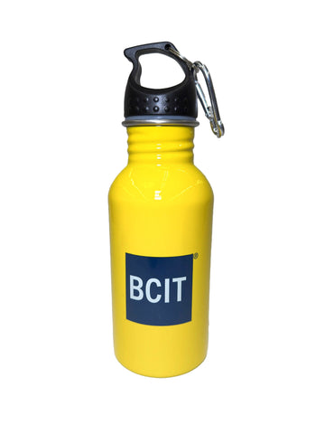 PRICE DROP!!! BCIT Yellow Stainless Steel Water Bottle