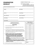 Exam Booklets